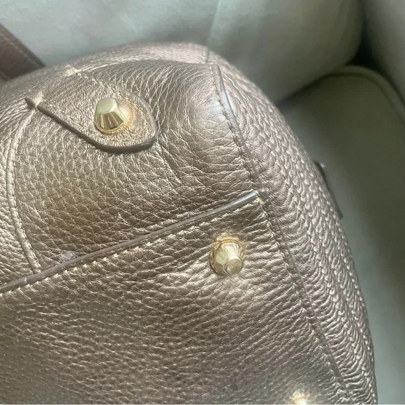Juicy Couture Copper Leather Handbag - Picture 9 of 12
